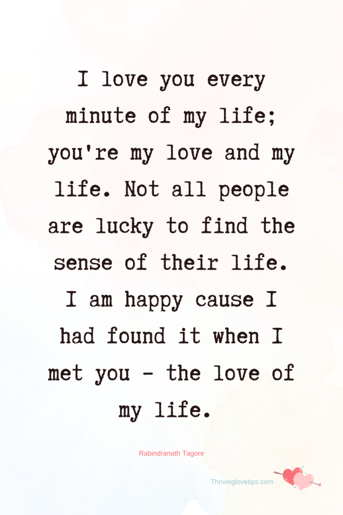 50 Beautiful Love of My Life Quotes and Messages - Thriving Love Tips