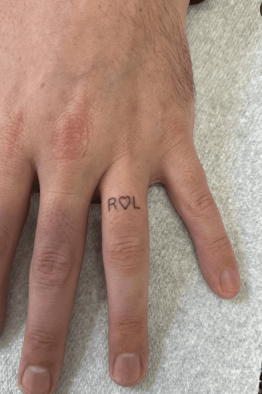 wedding band tattoo for men