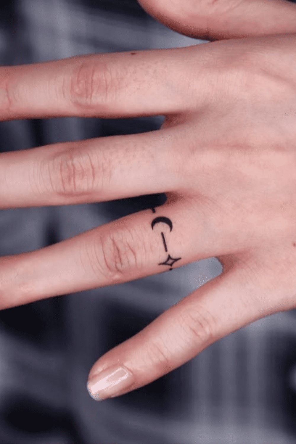 wedding ring tattoo ideas female