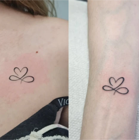 Continuous line heart