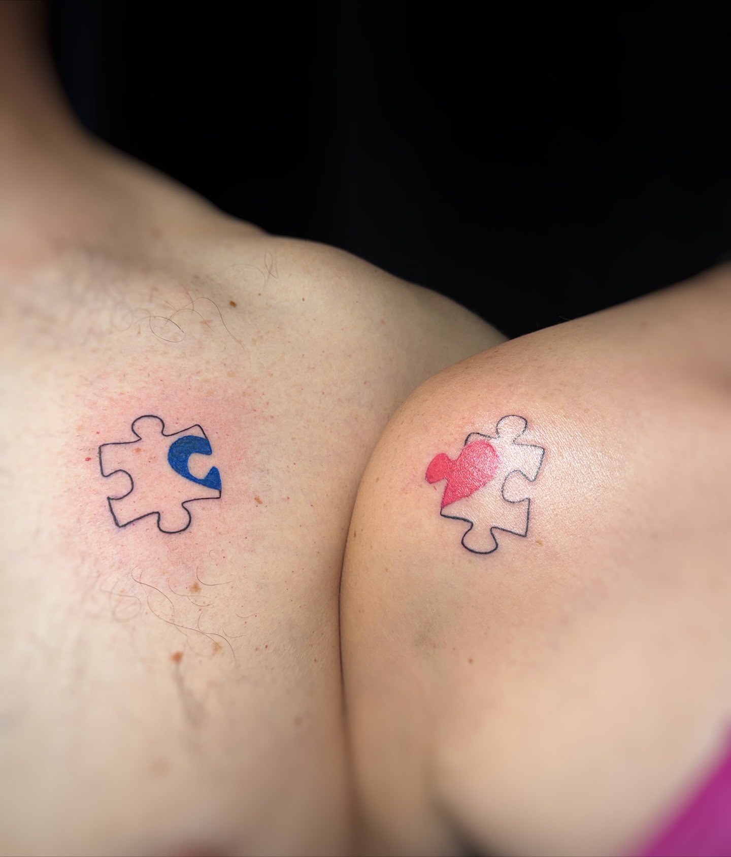 Matching puzzles tattoos