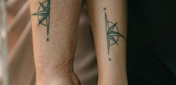 matching couple tattoos